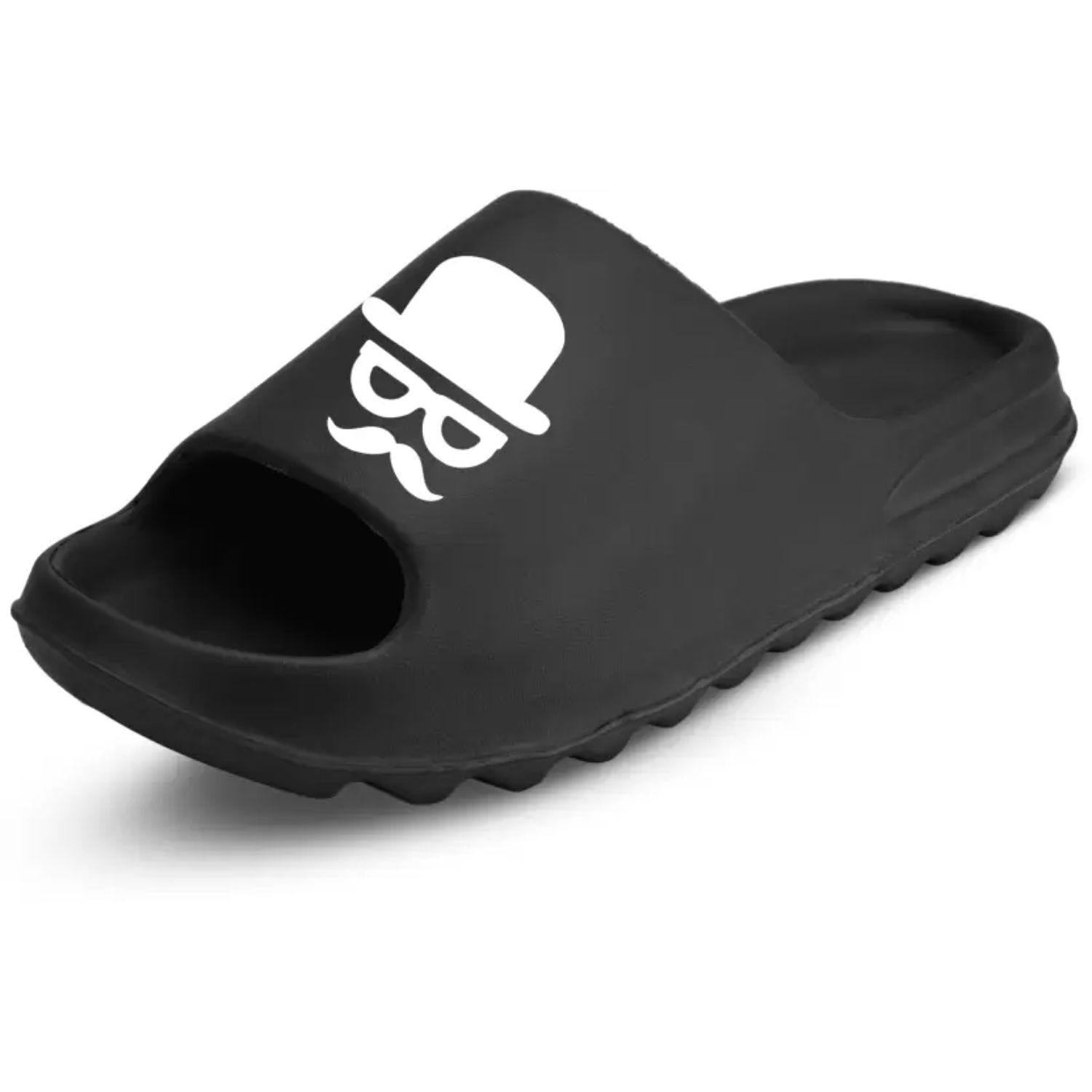 Monex New Latest Black Slider For Mens