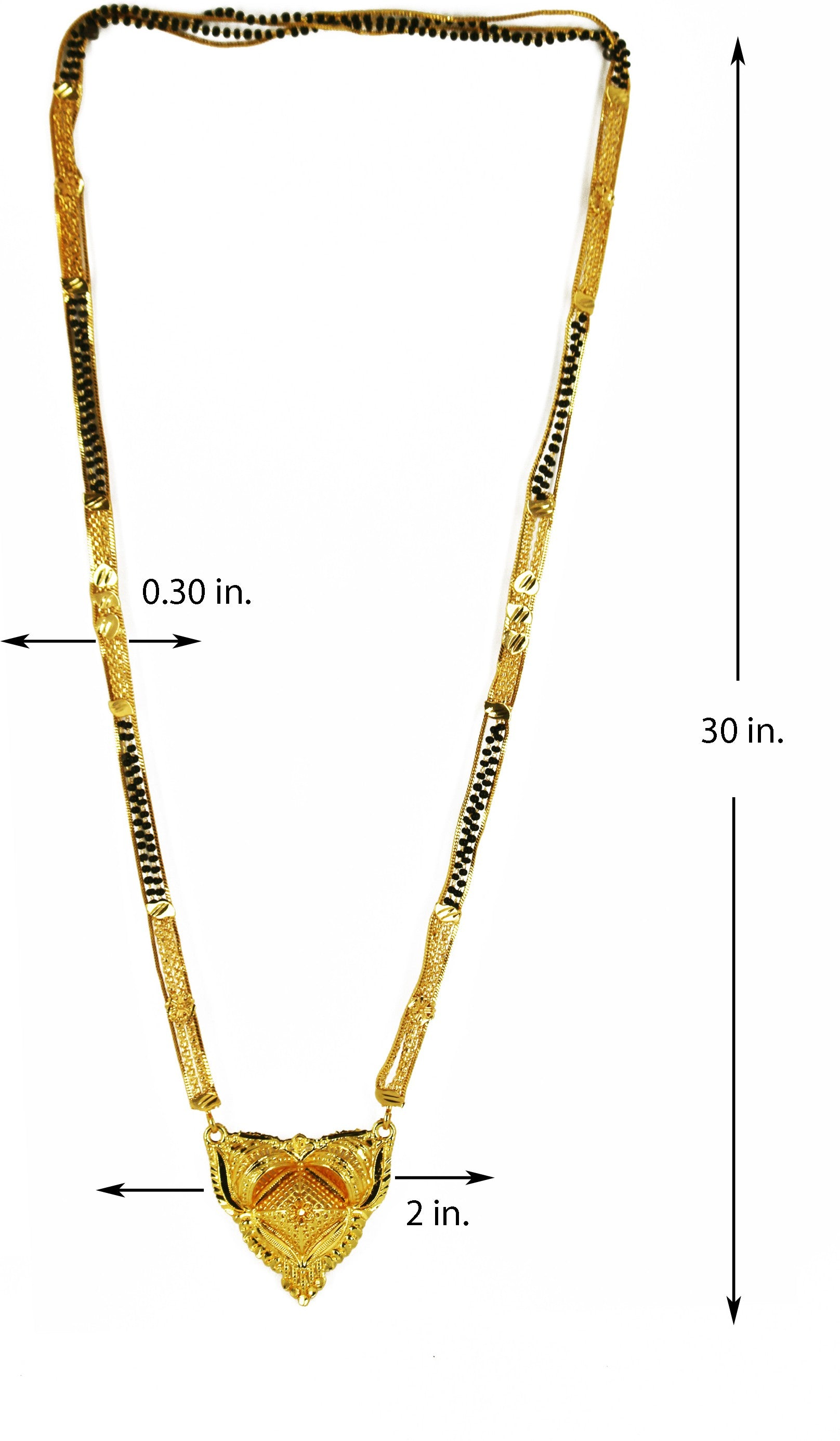 Elegant Gold Plated Mangalsutra