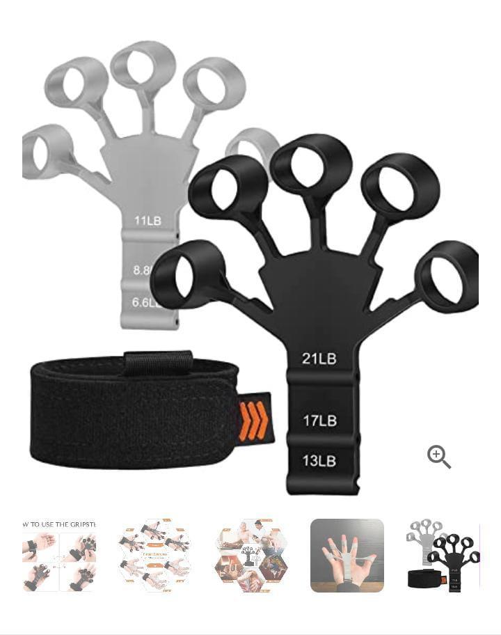 FINGER EXERCISER HAND STRENGTHENER