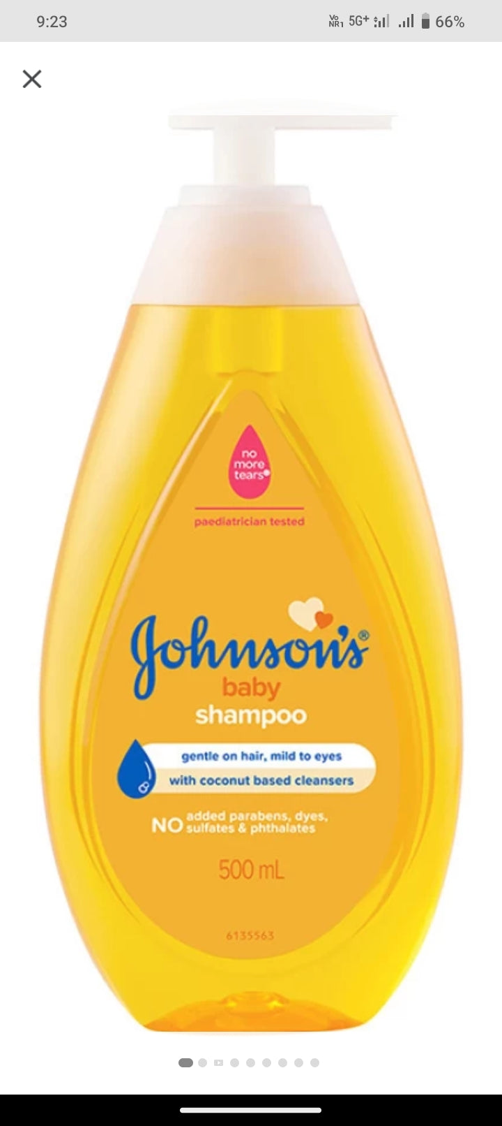 Johnson baby shampoo